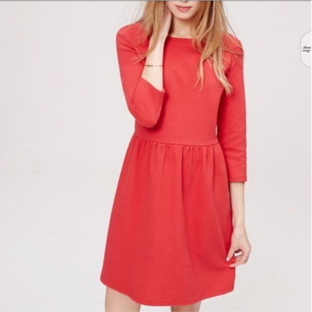 Loft Coral Mini Dress